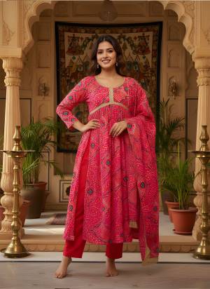 Attrective These Beautiful Looking Readymade Suits.These Top Are Delta Silk And Dupatta Are Georgette And Bottom is Fabricated On Crepe.Its Beautified With Designer Printed.