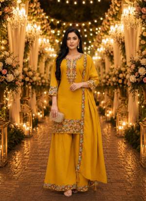 Looking These Party Wear Free Size Stitched Plazzo Suit in Fine Colored Pair.These Top Are Roman Simmer And Botton And Dupatta Are Roman Simmer Fabric.Its Beautified With Designer Multy Thread Embroidery,Zarcon Work.