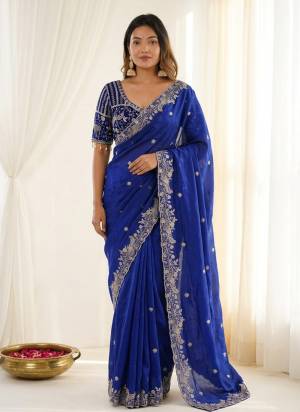 Looking These Party Wear Saree in Fine Colored.These Saree Are Fendy Satin Silk And Blouse is Fabricated On Fendy Satin Silk.Its Beautified With Designer Sequance,Jari Embroidery Work.