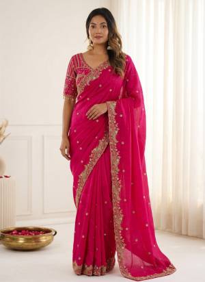 Looking These Party Wear Saree in Fine Colored.These Saree Are Fendy Satin Silk And Blouse is Fabricated On Fendy Satin Silk.Its Beautified With Designer Sequance,Jari Embroidery Work.