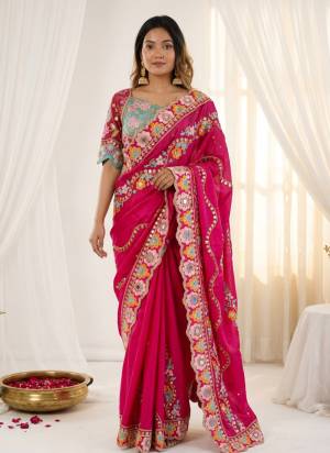 Garb These Party Wear Saree in Fine Colored.These Saree Are Rangoli Silk And Blouse is Fabricated On Mono Banglori.Its Beautified With Designer Sequance,Dori,Mirror Embroidery Work.