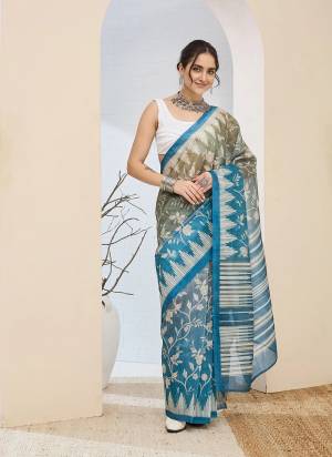Garb These Party Wear Ready To Wear Saree in Fine Colored.These Saree Are Silk Blend And Blouse is Silk Blend Fabricated.Its Beautified With Designer Printed.