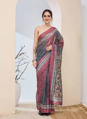 Garb These Party Wear Ready To Wear Saree in Fine Colored.These Saree Are Silk Blend And Blouse is Silk Blend Fabricated.Its Beautified With Designer Printed.