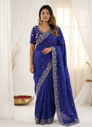 Attractive These Party Wear Saree in Fine Colored.These Saree Are Fendy Satin And Blouse is Fabricated On Fendy Satin.Its Beautified With Designer Sequance,Jari Embroidery,Cut Work.