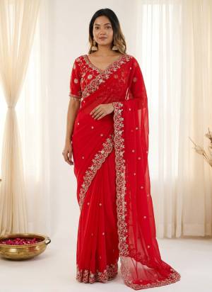 Attractive These Party Wear Saree in Fine Colored.These Saree Are Fendy Satin And Blouse is Fabricated On Fendy Satin.Its Beautified With Designer Sequance,Jari Embroidery,Cut Work.