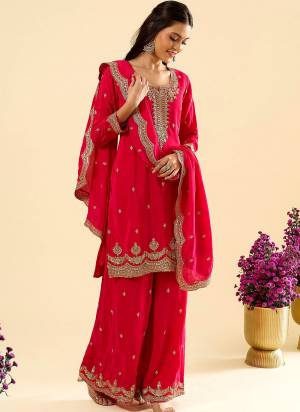 Attractive These Designer Plazzo Suit in Fine Colored Pair With Bottom And Dupatta.These Top Are HO Silk And Bottom Are Fabricated On HO Silk Pair With HO Silk Dupatta.Its Beautified With Designer Embroidery Work.