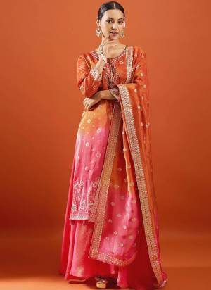 Garb These Designer Plazzo Suit in Fine Colored Pair With Bottom And Dupatta.These Top Are Viscose Jacquard And Bottom Are Fabricated On Viscose Pair With Viscose Jacquard Dupatta.Its Beautified With Woven Jacquard Designer With Hand Work.