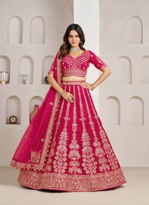 For A Designer Look,Grab These Lehenga Choli in Fine Colored.These Lehenga And Choli Are Fabricated On Silk Pair With Organza Dupatta.Its Beautified With Designer Embroidery,Hand Work.