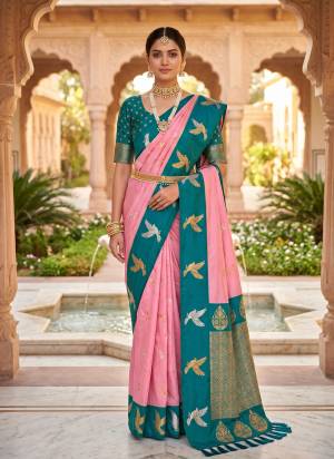 Garb These Party Wear Saree in Fine Colored.These Saree Are Soft Silk And Blouse is Fabricated On Soft Silk.Its Beautified With Weaving Jari Designer.