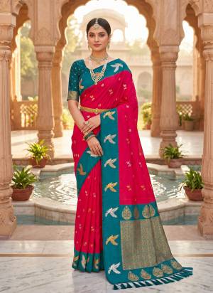 Garb These Party Wear Saree in Fine Colored.These Saree Are Soft Silk And Blouse is Fabricated On Soft Silk.Its Beautified With Weaving Jari Designer.