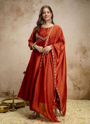 Garb These Suit in Fine Colored Pair With Bottom And Dupatta.These Top Are Vichitra Silk And Bottom Are Fabricated On Vichitra Silk Pair With Vichitra Dupatta.Its Beautified With Designer Embroidery Work.