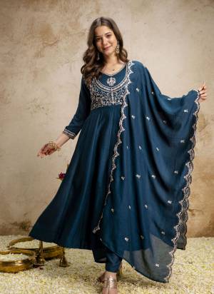 Garb These Suit in Fine Colored Pair With Bottom And Dupatta.These Top Are Vichitra Silk And Bottom Are Fabricated On Vichitra Silk Pair With Vichitra Dupatta.Its Beautified With Designer Embroidery Work.