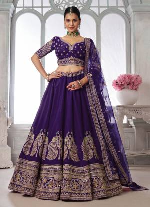 For A Designer Look,Grab These Lehenga Choli in Fine Colored.These Lehenga And Choli Are Fabricated On Silk Pair With Soft Net Dupatta.Its Beautified With Designer Embroidery,Hand Work.