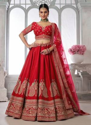 For A Designer Look,Grab These Lehenga Choli in Fine Colored.These Lehenga And Choli Are Fabricated On Silk Pair With Soft Net Dupatta.Its Beautified With Designer Embroidery,Hand Work.
