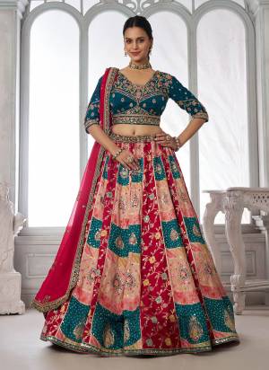 For A Designer Look,Grab These Lehenga Choli in Fine Colored.These Lehenga And Choli Are Fabricated On Chinon Pair With Chinon Dupatta.Its Beautified With Designer Embroidery,Hand Work.