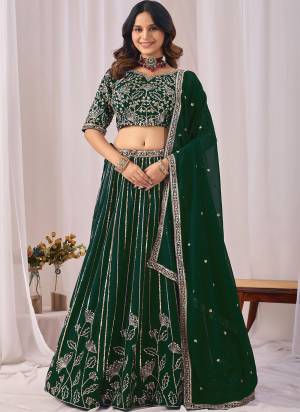 For A Designer Look,Grab These Party Wear Lehenga Choli in Fine Colored.These Lehenga And Blouse Are Fabricated On Foux Georgette Pair With Foux Georgette Dupatta.Its Beautified With Designer Embroidery Work.