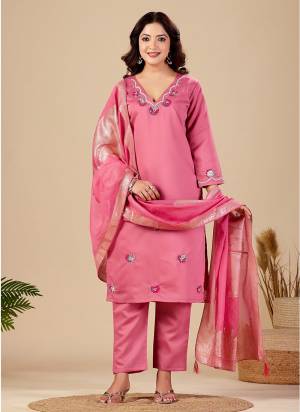 Garb These Suit in Fine Colored Pair With Bottom And Dupatta.These Top Are Roman Silk And Bottom Are Fabricated On Roman Silk Pair With Jacquard Silk Dupatta.Its Beautified With Designer Embroidery Work.