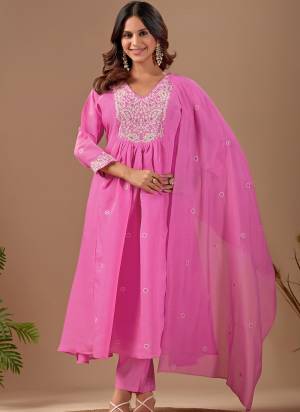 Garb These Suit in Fine Colored Pair With Bottom And Dupatta.These Top Are Mul Chanderi And Bottom Are Fabricated On Roman Silk Pair With Mul Chanderi Dupatta.Its Beautified With Designer Embroidery Work.