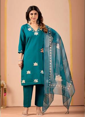Garb These Suit in Fine Colored Pair With Bottom And Dupatta.These Top Are Roman Silk And Bottom Are Fabricated On Roman Silk Pair With Linen Dupatta.Its Beautified With Designer Embroidery Work.