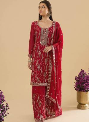 Attractive These Party Wear Designer Plazzo Suit in Fine Colored Pair With Bottom And Dupatta.These Top Are Fendy Silk And Bottom Are Fabricated On Fendy Silk Pair With Fendy Silk Dupatta.Its Beautified With Designer Embroidery With Deads Cut Dana Work.