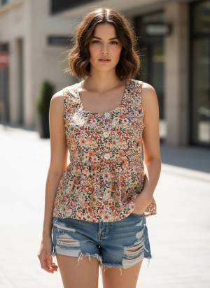 Looking These Beautiful Looking Readymade Short Top.These Top is Fabricated On Poly Crepe.Its Beautified With Designer Printed.