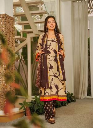 Looking These Beautiful Looking Readymade Suits.These Top Are Cambric Cotton And Bottom is Fabricated On Cambric Cotton And Cotton Dupatta.Its Beautified With Designer Digital Printed.