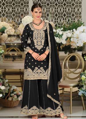 Looking These Party Wear Fancy Designer Plazzo Suit in Fine Colored Pair With Bottom And Dupatta.These Top Are Chinon And Dupatta Are Fabricated On Chinon Pair With Crepe Bottom.Its Beautified With Crepe Inner.Its Beautified With Heavy Designer Embroidery Work.