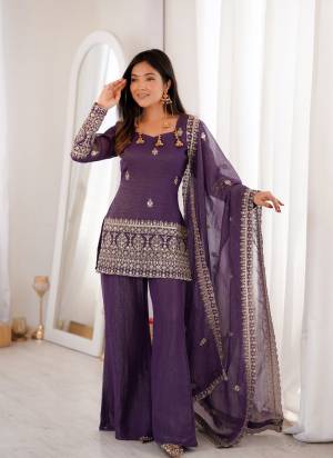 Garb These Suit in Fine Colored Pair With Bottom And Dupatta.These Top Are Crunchy Silk And Bottom Are Fabricated On Crunchy Silk Pair With Crunchy Silk Dupatta.Its Beautified With Designer Embroidery Work.