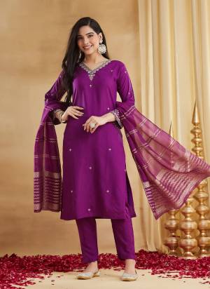Garb These Suit in Fine Colored Pair With Bottom And Dupatta.These Top Are Viscose Rayon And Bottom Are Fabricated On Viscose Rayon Pair With Chanderi Dupatta.Its Beautified With Designer Embroidery Work.