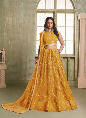 For A Different Look,Grab These Party Wear Designer Lehenga in All Over Pretty Colored Pair With Blouse And Dupatta.These Lehenga Choli And Dupatta is All Over Butterfly Net Base Fabric With Designer Tone To Tone Thread,Glitter Sequance Embroidery Work.