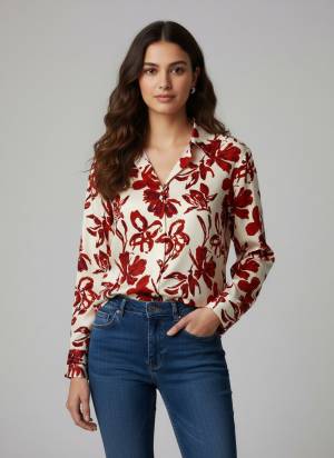 Looking These Beautiful Looking Readymade Short Shirt.These Shirt is Fabricated On Super Satin.Its Beautified With Designer Digital Printed.