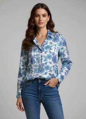 Looking These Beautiful Looking Readymade Short Shirt.These Shirt is Fabricated On Super Satin.Its Beautified With Designer Digital Printed.