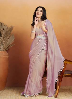 Garb These Party Wear Ready To Wear Saree in Fine Colored.These Saree Are Organza And Blouse is Organza Fabricated.Its Beautified With Solid With Heavy Lace Border Designer.