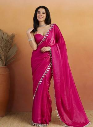 Garb These Party Wear Ready To Wear Saree in Fine Colored.These Saree Are Organza And Blouse is Organza Fabricated.Its Beautified With Solid With Heavy Lace Border Designer.