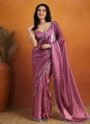 Garb These Party Wear Ready To Wear Saree in Fine Colored.These Saree Are Organza And Blouse is Organza Fabricated.Its Beautified With Solid With Heavy Lace Border Designer.