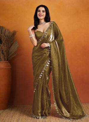 Garb These Party Wear Ready To Wear Saree in Fine Colored.These Saree Are Organza And Blouse is Organza Fabricated.Its Beautified With Solid With Heavy Lace Border Designer.