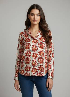 Garb These Beautiful Looking Readymade Short Shirt.These Shirt is Fabricated On Crepe.Its Beautified With Designer Digital Printed.