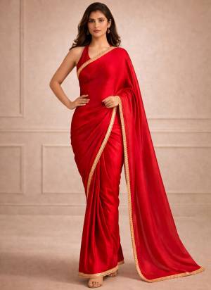 Grab These Party Wear Ready To Wear Saree in Fine Colored Pair With Blouse.These Saree and Blouse Are Fabricated On Fendy.Its Beautified With Solid With Lace Border Designer.