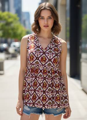 Looking These Beautiful Looking Readymade Short Top.These Top is Fabricated On Cotton.Its Beautified With Designer Printed.