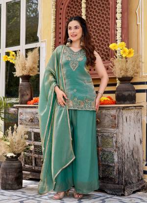 Garb These Suit in Fine Colored Pair With Bottom And Dupatta.These Top Are Fendy Satin And Bottom Are Fabricated On Fendy Satin Pair With Fendy Satin Dupatta.Its Beautified With Designer Beads Embroidery Work.