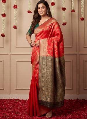 Looking These Party Wear Saree in Fine Colored.These Saree is Fabricated On Art Silk Pair With Art Silk Blouse.Its Beautified Woven Jacquard Designer.