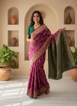 Looking These Party Wear Saree in Fine Colored.These Saree is Fabricated On Art Silk Pair With Art Silk Blouse.Its Beautified Woven Jacquard Designer.