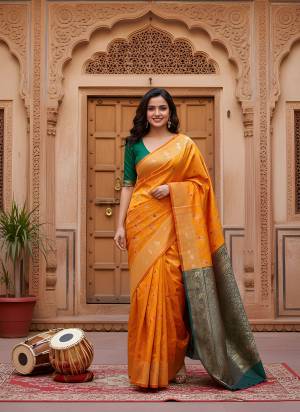Looking These Party Wear Saree in Fine Colored.These Saree is Fabricated On Art Silk Pair With Art Silk Blouse.Its Beautified Woven Jacquard Designer.