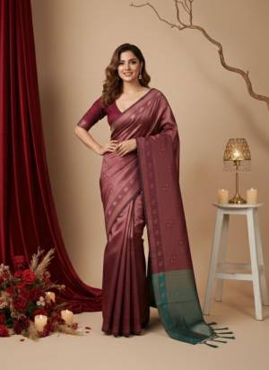 Garb These Party Wear Saree in Fine Colored.These Saree is Fabricated On Art Silk Pair With Art Silk Blouse.Its Beautified Woven Jacquard Designer.
