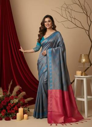 Garb These Party Wear Saree in Fine Colored.These Saree is Fabricated On Art Silk Pair With Art Silk Blouse.Its Beautified Woven Jacquard Designer.