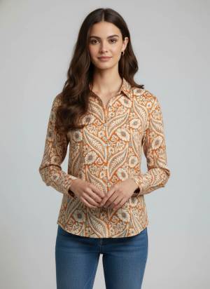 Garb These Beautiful Looking Readymade Short Shirt.These Shirt is Fabricated On Crepe.Its Beautified With Designer Digital Printed.