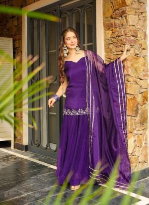 Garb These Suit in Fine Colored Pair With Bottom And Dupatta.These Top Are Rangoli Silk And Bottom Are Fabricated On Rangoli Silk Pair With Organza Dupatta.Its Beautified With Designer Embroidery Work.