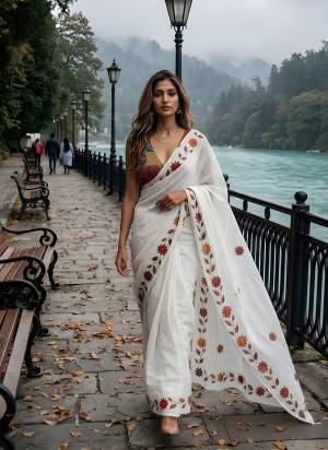 Looking These Party Wear Saree in Fine Colored.These Saree is Fabricated On Silver Cotton Pair With Silver Cotton Blouse.Its Beautified Designer Printed.
