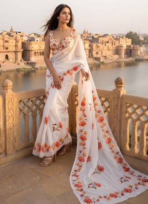 Looking These Party Wear Saree in Fine Colored.These Saree is Fabricated On Silver Cotton Pair With Silver Cotton Blouse.Its Beautified Designer Printed.