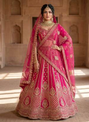 For A Fancy Designer Look,Grab These Lehenga Choli With 2 Dupatta in Fine Colored.These Lehenga And Choli Are Silk And Dupatta Are Fabricated On Soft Net Pair.Its Beautified With Fancy Embroidery, Hand Work. 